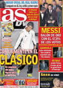 Portada diario AS del 10 de Enero de 2012