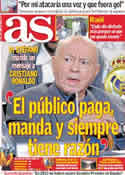 Portada diario AS del 12 de Enero de 2012