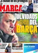 Portada diario Marca del 12 de Enero de 2012