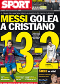 Portada diario Sport del 17 de Enero de 2012