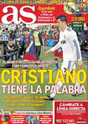 Portada diario AS del 18 de Enero de 2012