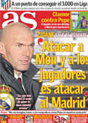 Portada diario AS del 20 de Enero de 2012