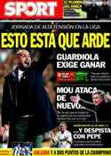 Portada diario Sport del 22 de Enero de 2012