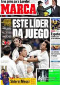 Portada diario Marca del 23 de Enero de 2012