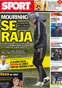 Portada diario Sport del 24 de Enero de 2012