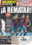 Portada Mundo Deportivo del 25 de Enero de 2012