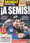 Portada Mundo Deportivo del 26 de Enero de 2012