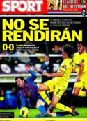 Portada diario Sport del 29 de Enero de 2012