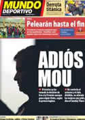 Portada Mundo Deportivo del 30 de Enero de 2012