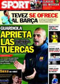 Portada diario Sport del 31 de Enero de 2012