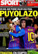 Portada diario Sport del 2 de Febrero de 2012