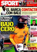 Portada diario Sport del 3 de Febrero de 2012