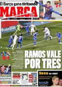 Portada diario Marca del 5 de Febrero de 2012