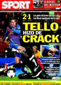 Portada diario Sport del 5 de Febrero de 2012