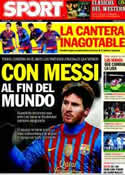 Portada diario Sport del 6 de Febrero de 2012