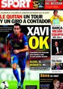 Portada diario Sport del 7 de Febrero de 2012