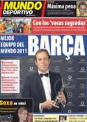 Portada Mundo Deportivo del 7 de Febrero de 2012