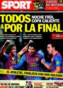 Portada diario Sport del 8 de Febrero de 2012