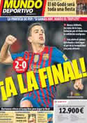 Portada Mundo Deportivo del 9 de Febrero de 2012