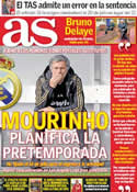 Portada diario AS del 10 de Febrero de 2012