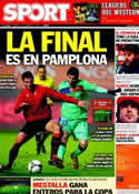 Portada diario Sport del 11 de Febrero de 2012