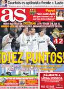 Portada diario AS del 13 de Febrero de 2012