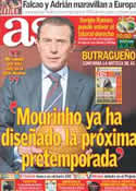 Portada diario AS del 18 de Febrero de 2012