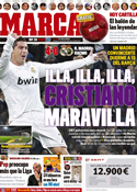 Portada diario Marca del 19 de Febrero de 2012