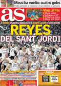 Portada diario AS del 20 de Febrero de 2012