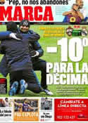 Portada diario Marca del 21 de Febrero de 2012