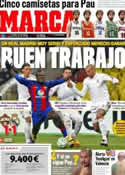 Portada diario Marca del 22 de Febrero de 2012