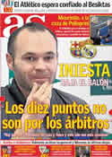 Portada diario AS del 24 de Febrero de 2012