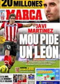 Portada diario Marca del 25 de Febrero de 2012