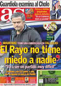 Portada diario AS del 26 de Febrero de 2012