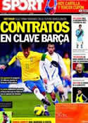 Portada diario Sport del 29 de Febrero de 2012