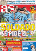 Portada diario AS del 1 de Marzo de 2012