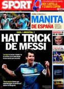 Portada diario Sport del 1 de Marzo de 2012