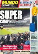 Portada Mundo Deportivo del 1 de Marzo de 2012