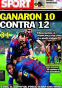 Portada diario Sport del 4 de Marzo de 2012