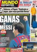 Portada Mundo Deportivo del 7 de Marzo de 2012