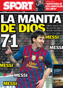 Portada diario Sport del 8 de Marzo de 2012