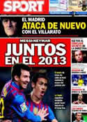 Portada diario Sport del 10 de Marzo de 2012