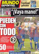 Portada Mundo Deportivo del 12 de Marzo de 2012