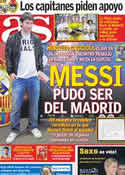 Portada diario AS del 13 de Marzo de 2012