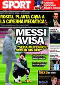 Portada diario Sport del 13 de Marzo de 2012