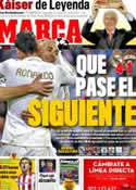 Portada diario Marca del 15 de Marzo de 2012