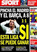 Portada diario Sport del 19 de Marzo de 2012