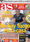 Portada diario AS del 20 de Marzo de 2012