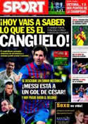 Portada diario Sport del 20 de Marzo de 2012