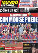 Portada Mundo Deportivo del 20 de Marzo de 2012